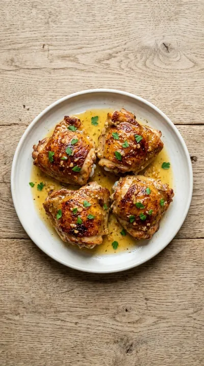 Oven Baked Chicken Thighs – Easy, Juicy & Delicious - cooking process