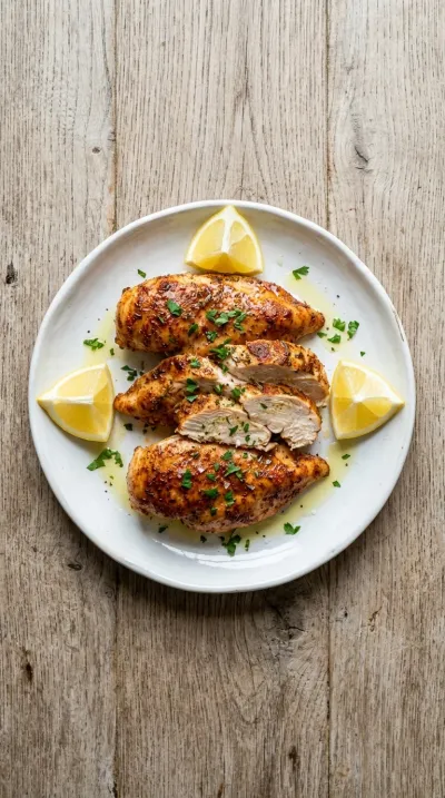 Juicy Oven Baked Chicken Breast - cooking process