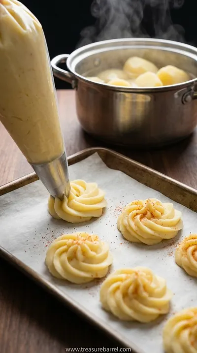 Easy Duchess Potatoes Recipe - cooking process