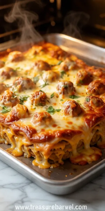 Dump and Bake Meatball Casserole - ingredients preparation
