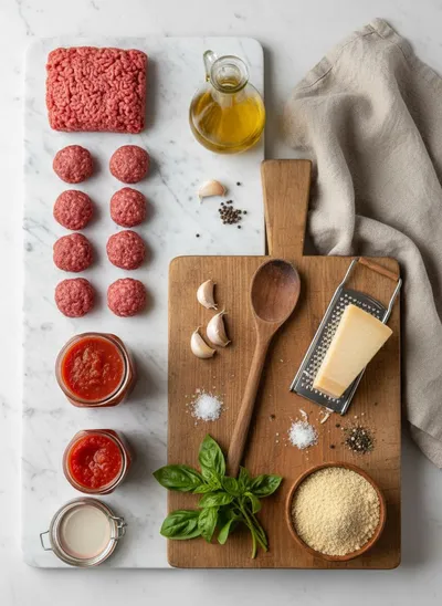 Dump-and-Bake Meatball Casserole – Easy Weeknight Dinner - cooking process