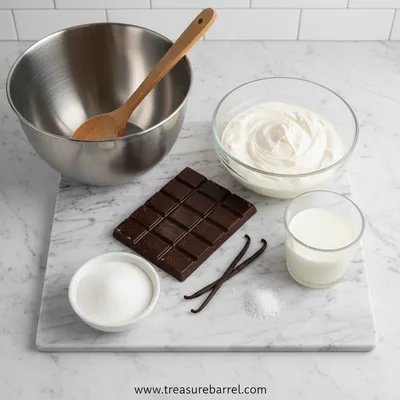 Duo of Chocolate Ice Cream Glasses - cooking process