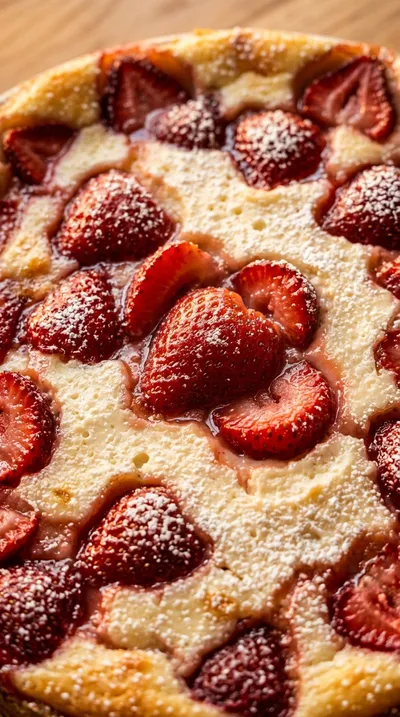 Strawberry Cream Cheese Dump Cake - ingredients preparation