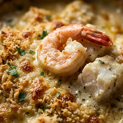 Delicious Seafood Gratin – Simple Healthy Dinner - ingredients preparation