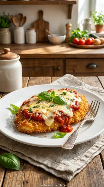 Easy Crispy Chicken Parmesan Recipe