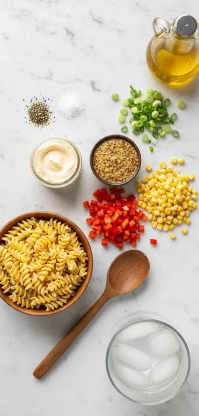 Easy Macaroni Salad Recipe - cooking process