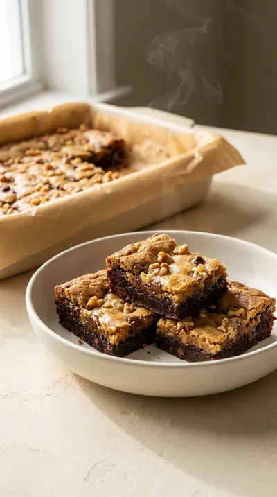 Brookies: Chewy Cookie and Fudgy Brownie Bars