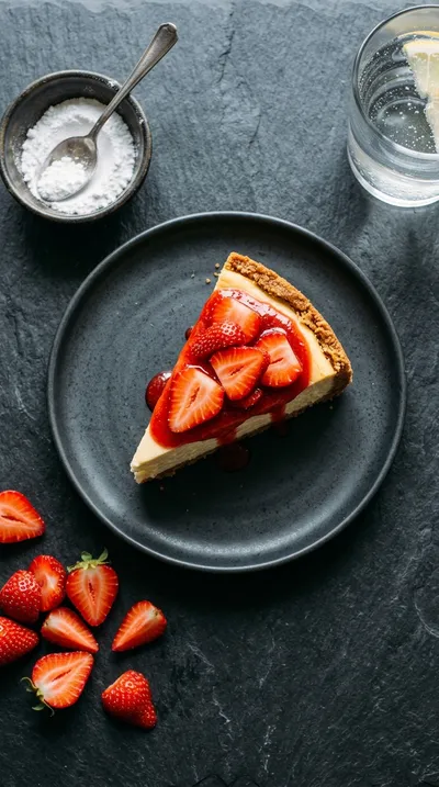 Strawberries and Cream Cheesecake – The Best Recipe - cooking process