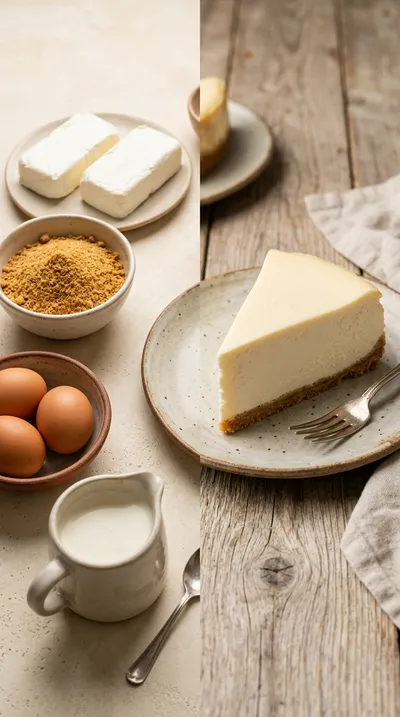 Classic New York Cheesecake – Easy Gluten‑Free Recipe - ready to serve