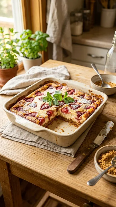 Strawberry Cream Cheese Dump Cake