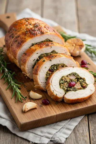 Festive Stuffed Turkey Breast