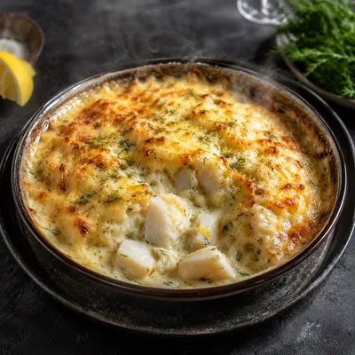 Seafood Gratin: Simple Healthy Dinner