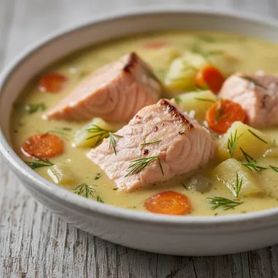 Finnish Salmon Soup (Lohikeitto) Recipe