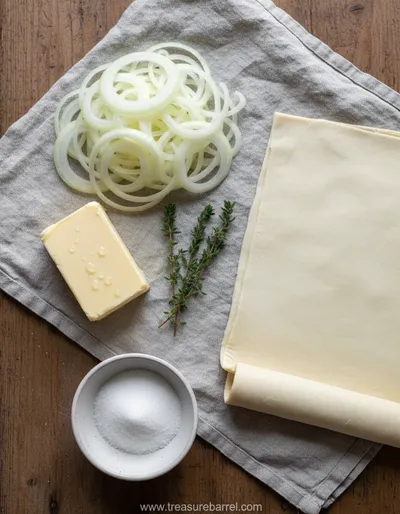 French Onion Tarte Tatin Recipe - cooking process