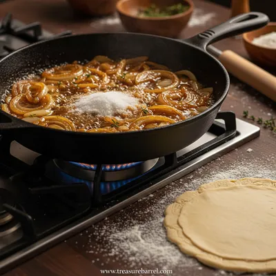 French Onion Tarte Tatin Recipe - ingredients preparation