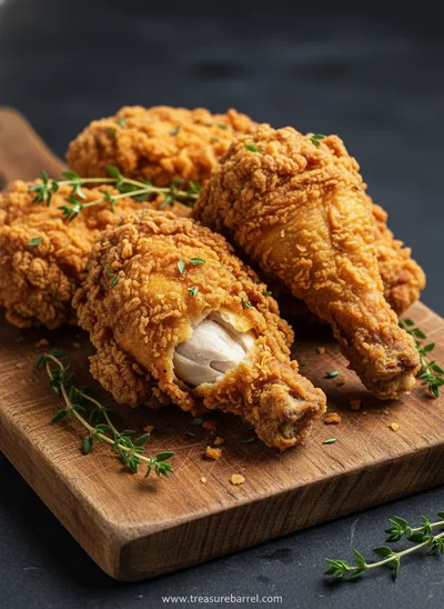 Ultra-Crispy Ultra-Juicy Fried Chicken Recipe
