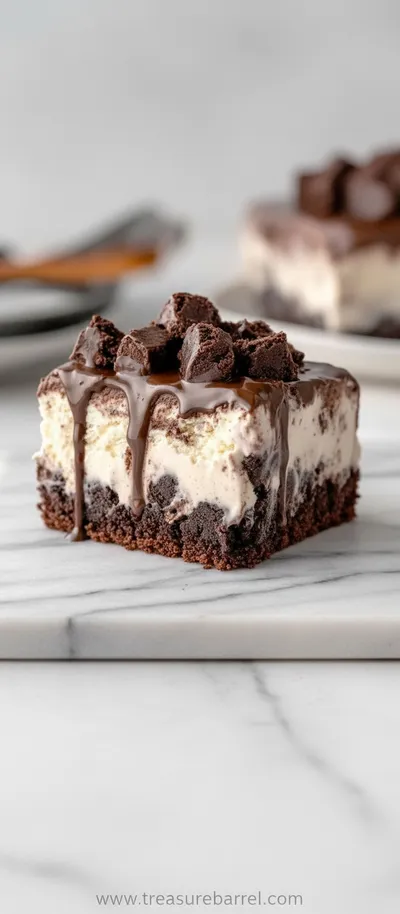 Frozen Brownie Ice Cream Cake