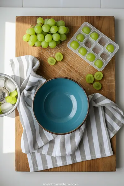 Frozen Grapes – Simple Sweet Snack - cooking process