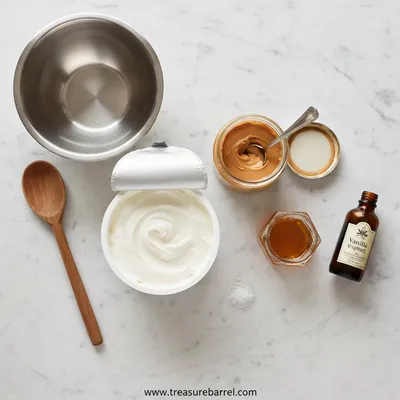 Frozen Greek Yogurt Peanut Butter Bites - cooking process