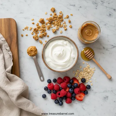 Frozen Greek Yogurt Peanut Butter Bites – Healthy Snack - cooking process