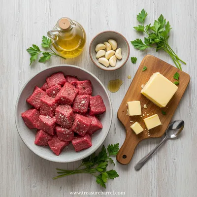 Garlic Butter Beef Bites – High Protein Slow Cooker Dinner - cooking process