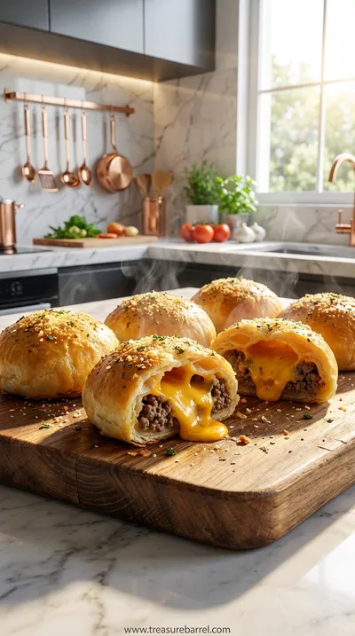 Garlic Parmesan Cheeseburger Bombs Recipe