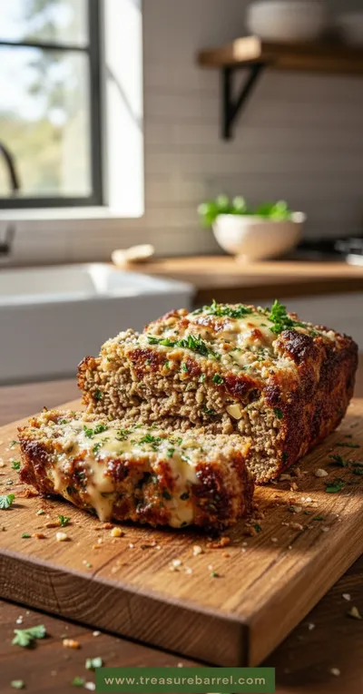 Garlic Parmesan Meatloaf Recipe