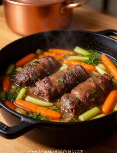 German Beef Rouladen Recipe – Classic Comfort Food - ingredients preparation