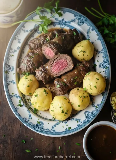 German Beef Rouladen Recipe – Classic Comfort Food - ready to serve