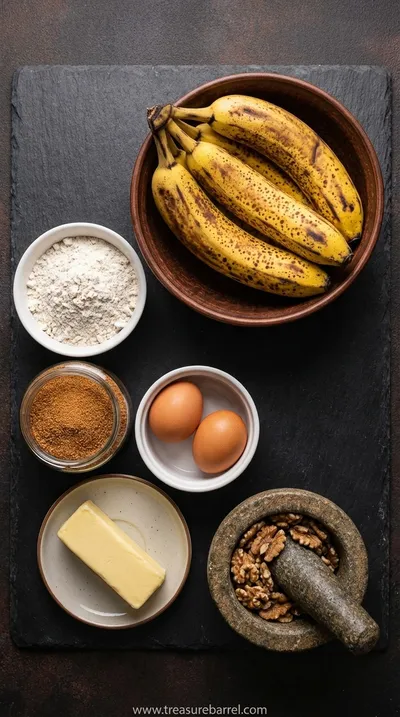 Gluten Free Banana Bread: Easy Recipe For Sweet Treats - ingredients preparation