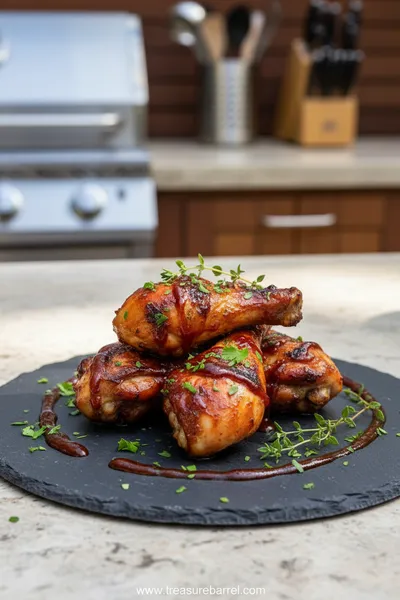 Grilled BBQ Chicken Recipe - ready to serve