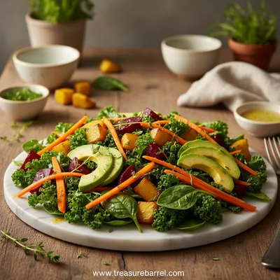 Harvest Salad with Lemon Thyme Dressing