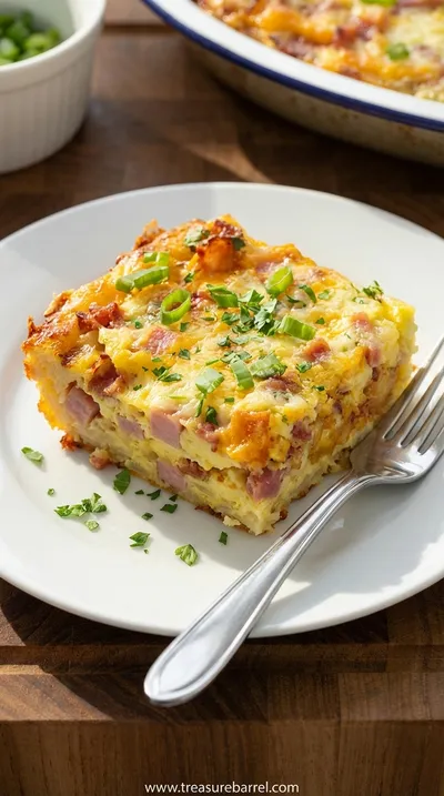 Easy Hash Brown Egg Casserole Recipe for Morning Comfort - ready to serve