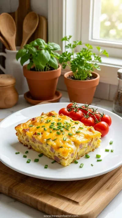 Hash Brown Egg Casserole: Easy Breakfast Recipe - ready to serve