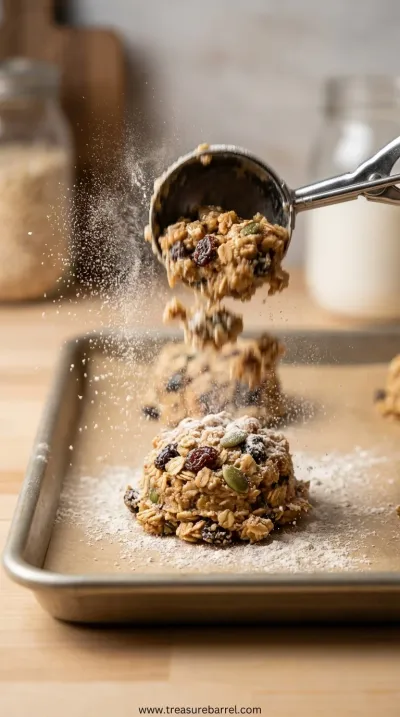 Healthy Breakfast Cookies Perfect On the Go Meal - cooking process