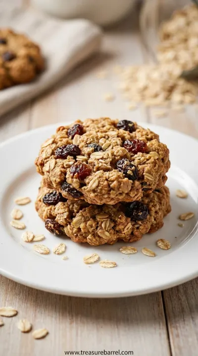 Healthy Breakfast Cookies Perfect On the Go Meal - ready to serve