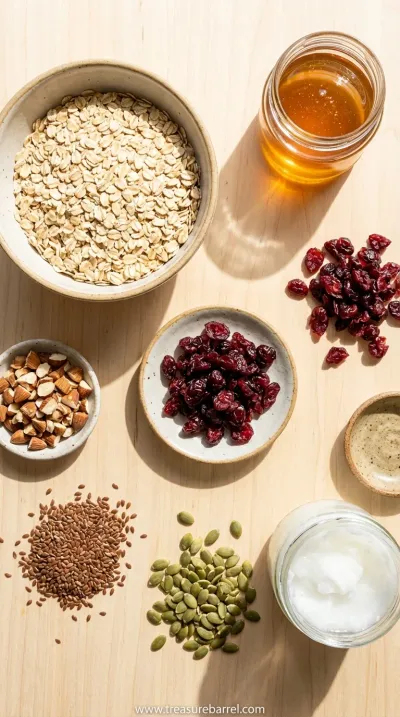 Healthy Breakfast Cookies Perfect On the Go Meal - ingredients preparation