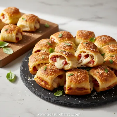High Protein Beef Pepperoni Pizza Rolls