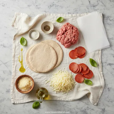 High Protein Beef Pepperoni Pizza Rolls - cooking process