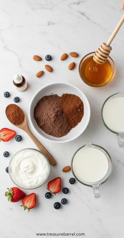 High Protein Chocolate Pudding - cooking process