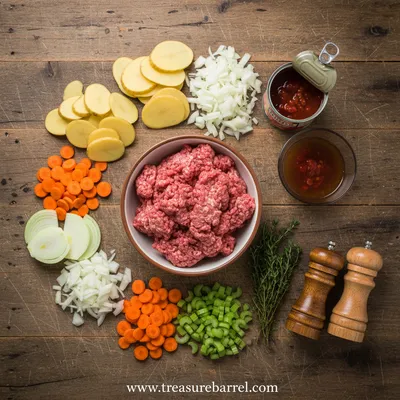 Hobo Casserole Ground Beef Recipe - cooking process