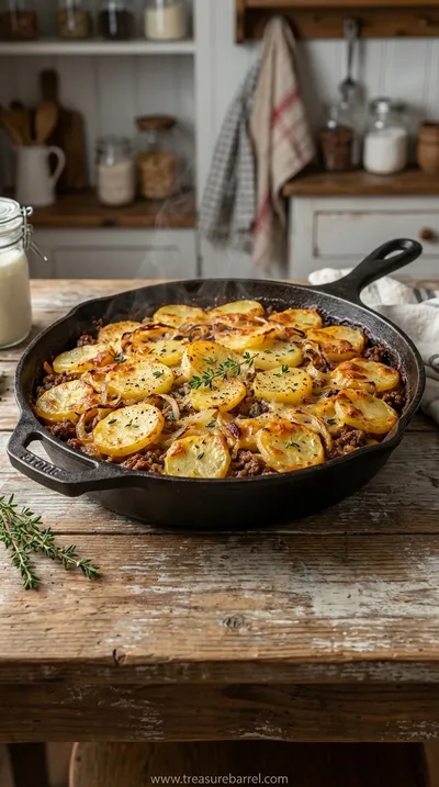 Hobo Casserole: Rustic Ground Beef and Potato Bake