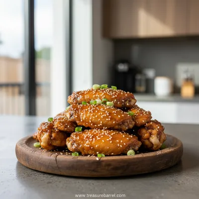Honey Garlic Chicken Wings Recipe