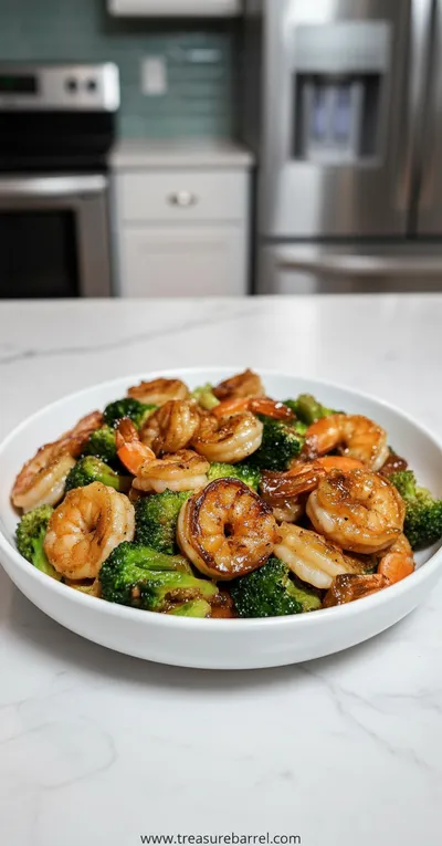 High-Protein Honey Garlic Shrimp