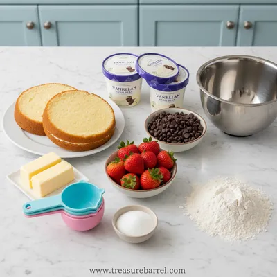 Ice Cream Sandwich Cake - cooking process