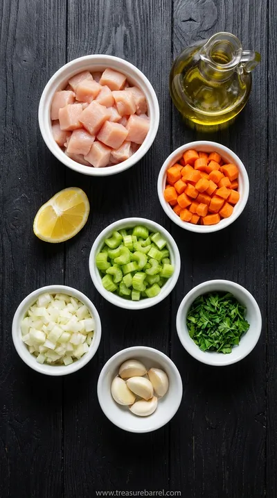 Italian Penicillin Soup: Light, Easy & Comforting Recipe - ingredients preparation