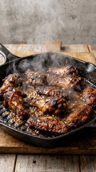 Baked Jamaican Jerk Chicken Wings Recipe - cooking process