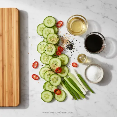 Japanese Cucumber Salad – Quick, Fresh & Easy - cooking process