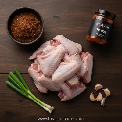 Jerk BBQ Turkey Wings Recipe - cooking process