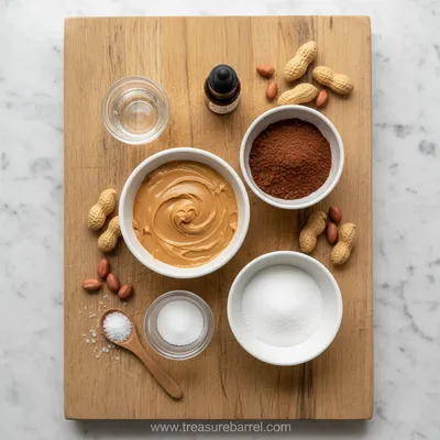 Keto Peanut Butter Chocolate Fat Bombs - cooking process